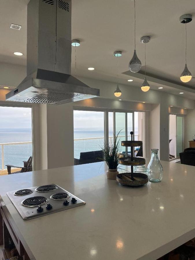 Beachfront 4 Bedroom Penthouse - Pool Steps To Beach & Mins To Downtown Rosarito Exterior foto