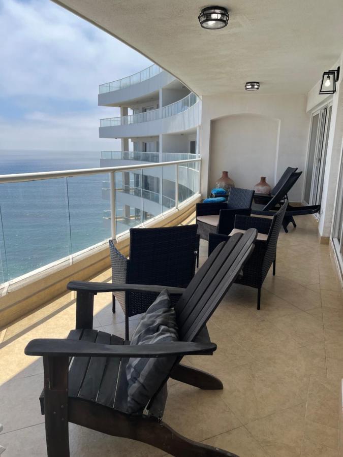 Beachfront 4 Bedroom Penthouse - Pool Steps To Beach & Mins To Downtown Rosarito Exterior foto